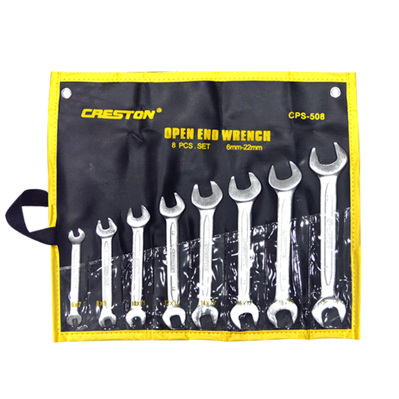Open end wrench set
