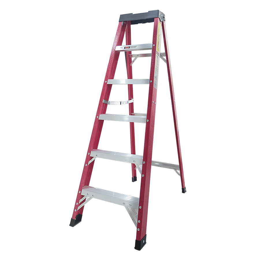 Fiberglass step ladder Creston Hardware