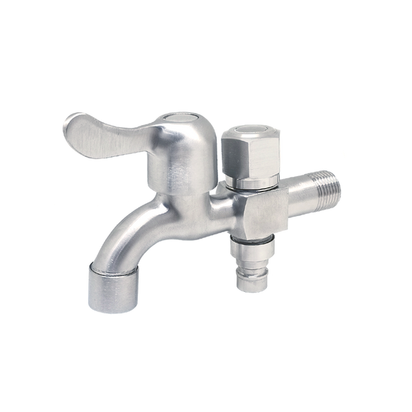 Stainless Steel Dual Faucet