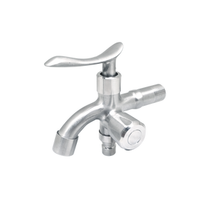 Stainless Steel Dual Faucet
