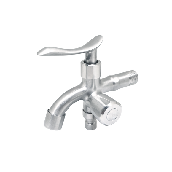 Stainless Steel Dual Faucet