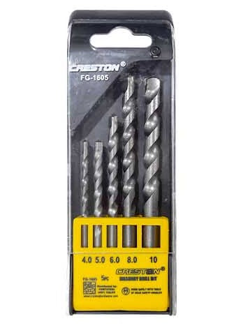 5pc. Masonry Drill Bit Set