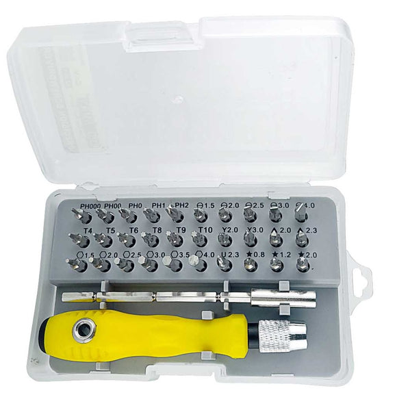 Multi-bit precision screwdriver (32 in 1 set)
