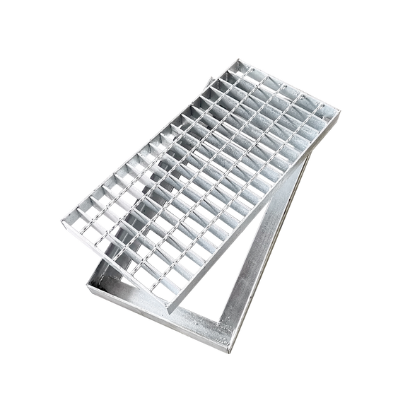 Galvanized drainage grate