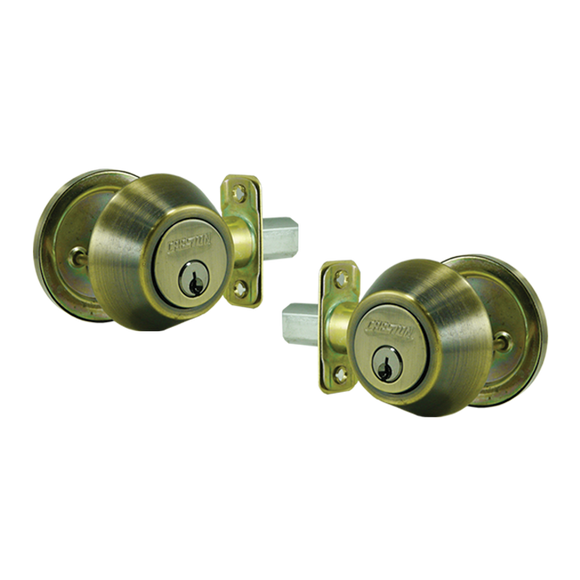 Double cylinder deadbolt