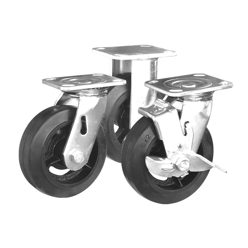 Hard Rubber Caster 6 Creston Hardware