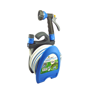 Portable hose reel set