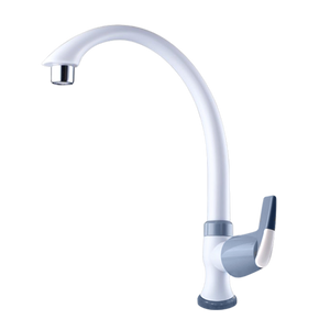 Gooseneck lavatory faucet