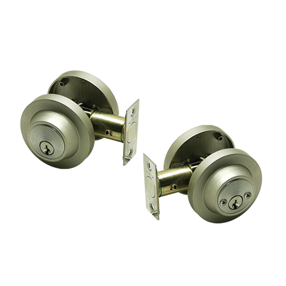 Double cylinder deadbolt