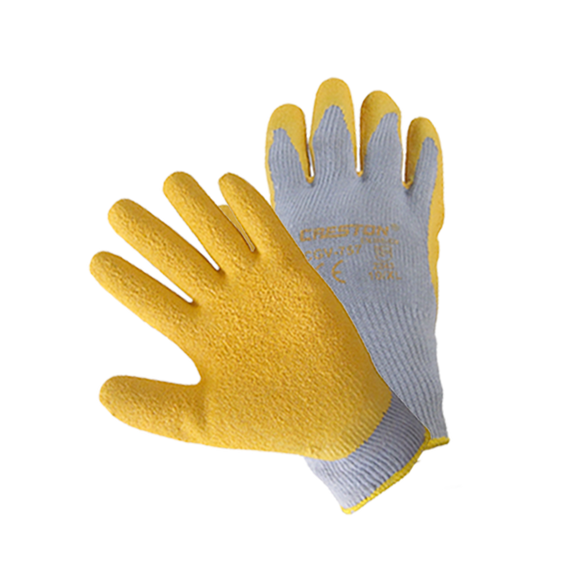 Rubber-coated gloves