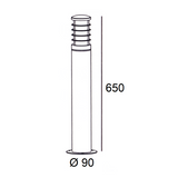 Bollard light fixture