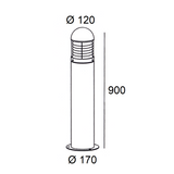 Bollard light fixture