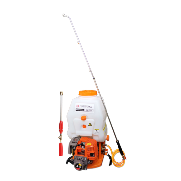 Knapsack power sprayer