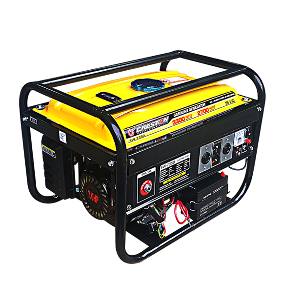 Electric-start gasoline generator